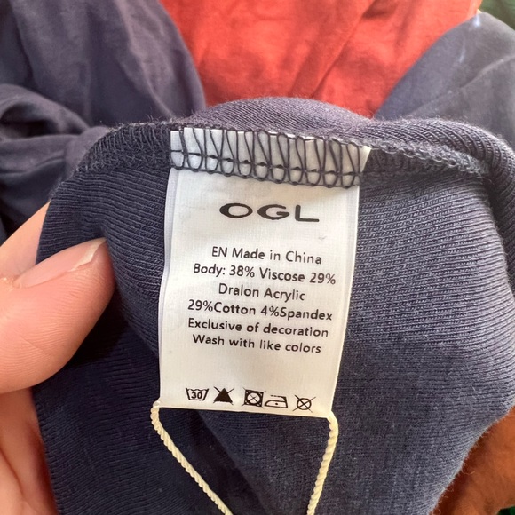 OGL Thermal Brushed Mock Neck Crop Top - Picture 8 of 8